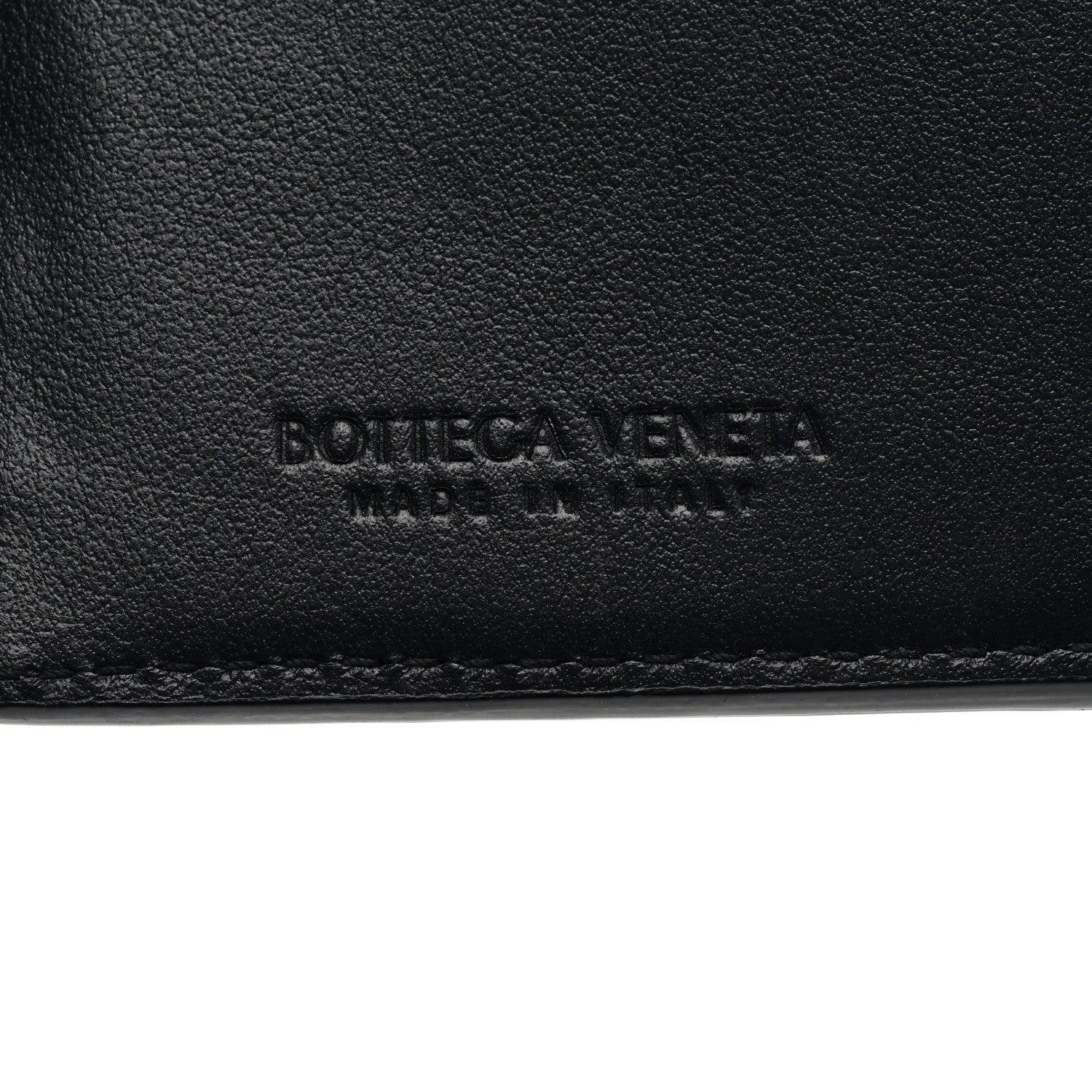 Bottega Veneta Nappa Intrecciato Medium Bifold Zip Wallet Navy 6 of 6