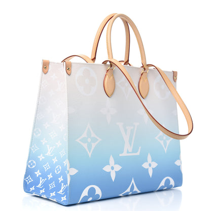 Louis Vuitton Monogram Giant By The Pool Onthego GM Blue 3 of 11