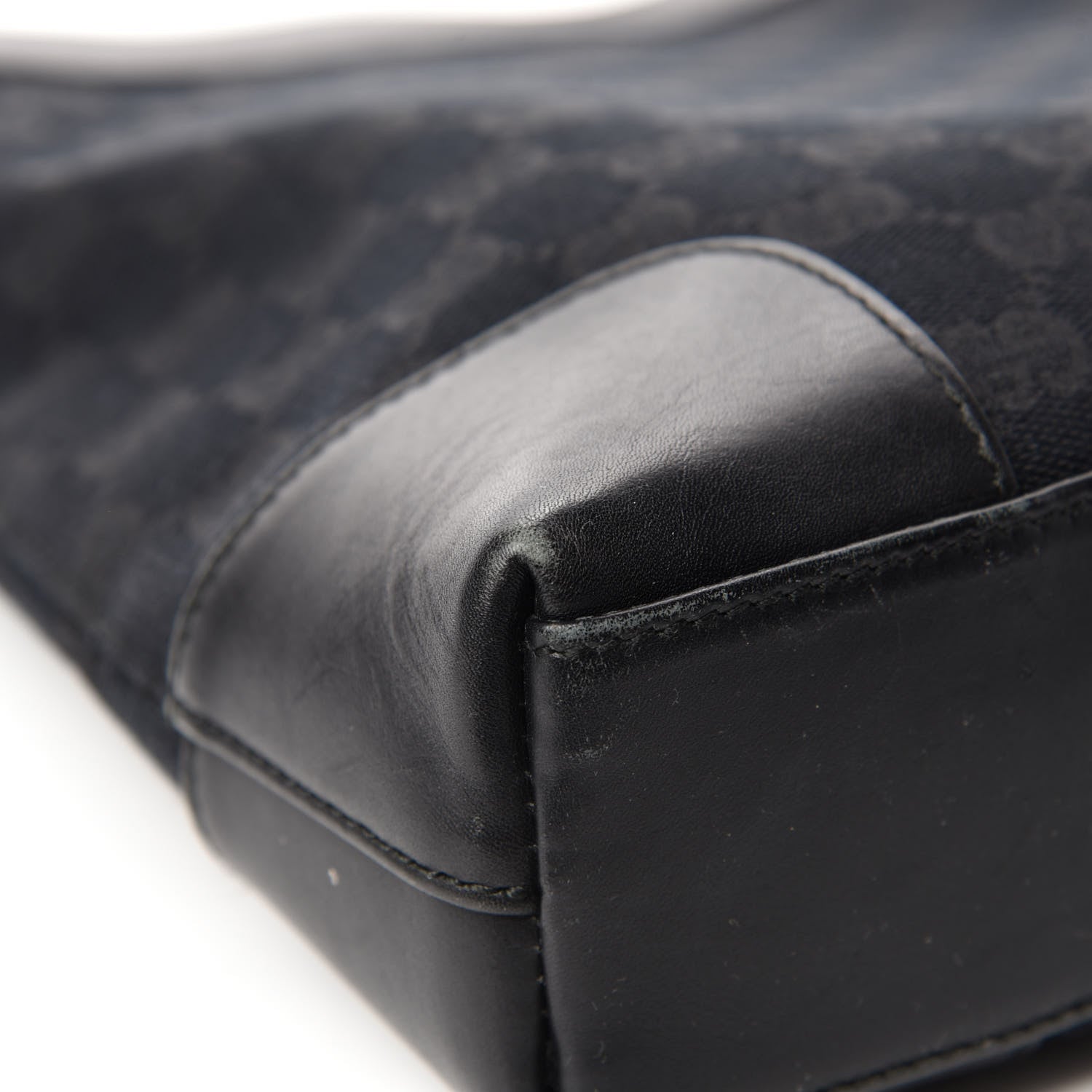 Gucci Monogram Shoulder Bag Black 8 of 14