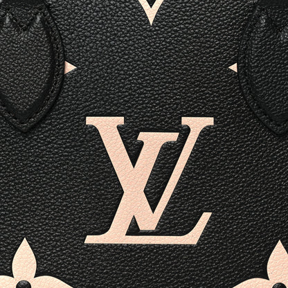 Louis Vuitton Empreinte Monogram Giant Onthego PM Black Beige 7 of 9