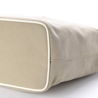 Prada Canvas Hobo Naturale White 7 of 17