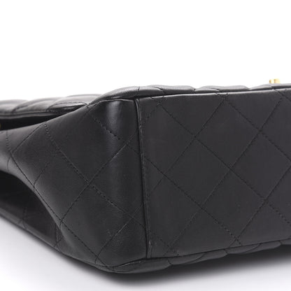 Chanel Lambskin Quilted Jumbo Single Flap Black 8 of 14