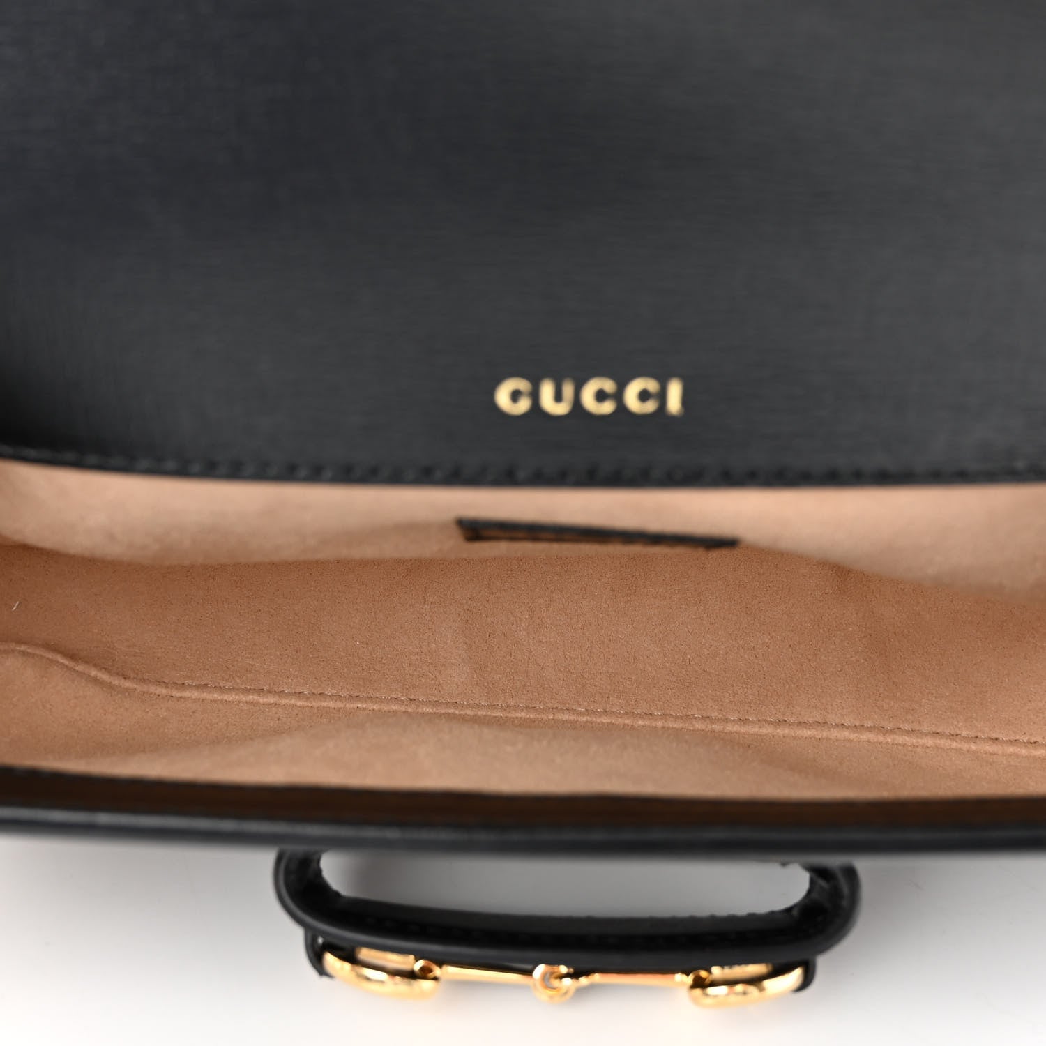 Gucci Azalea Calfskin Small Horsebit 1955 Chain Shoulder Bag Black 5 of 9