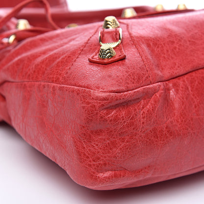 Balenciaga Agneau Giant 12 Gold Hardware Town Rouge Cardinal 8 of 10