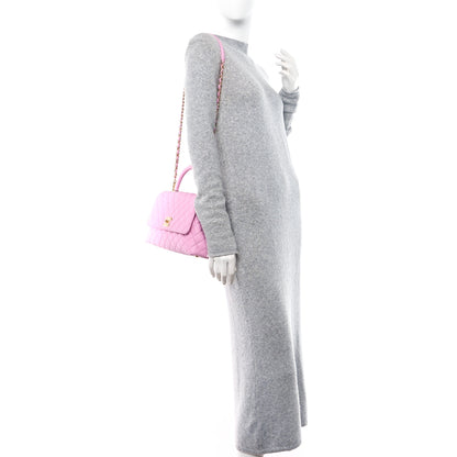 Chanel Caviar Quilted Small Coco Chain Handle Flap Lilac 2 of 11
