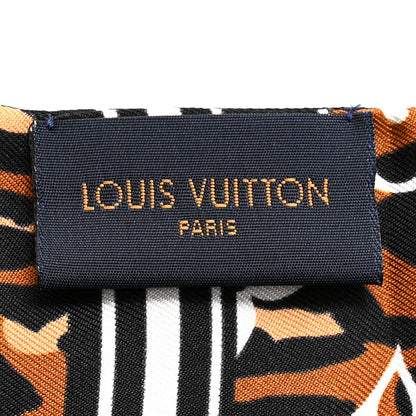 Louis Vuitton Silk Monogram Giant Jungle Bandeau Black 3 of 3