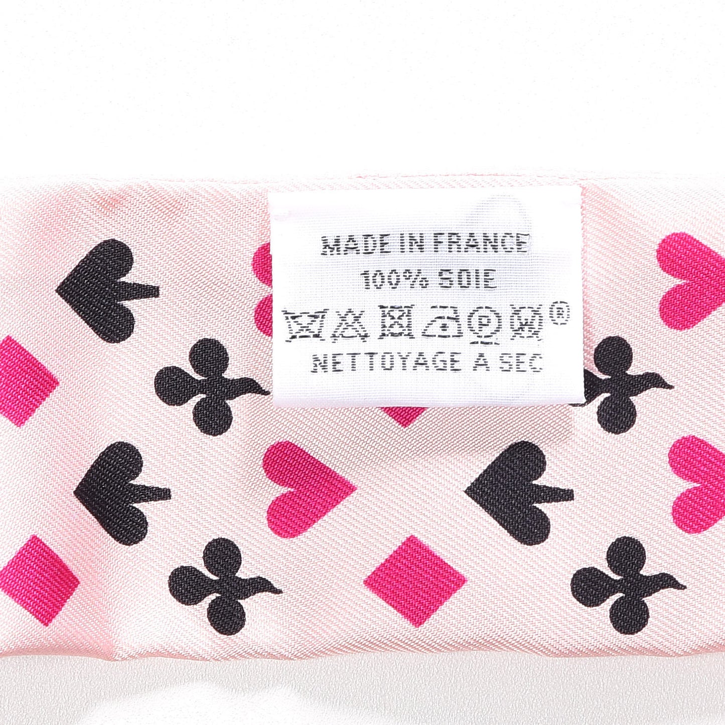 Silk Jeu de Cartes Twilly Rose Nacre Fuchsia Rouge