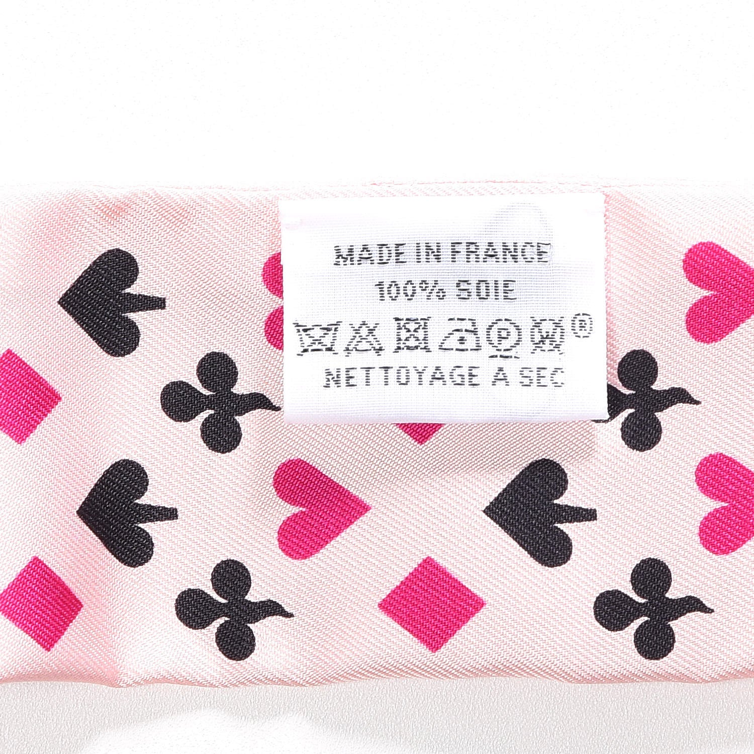 Hermes Silk Jeu de Cartes Twilly Rose Nacre Fuchsia Rouge 3 of 5