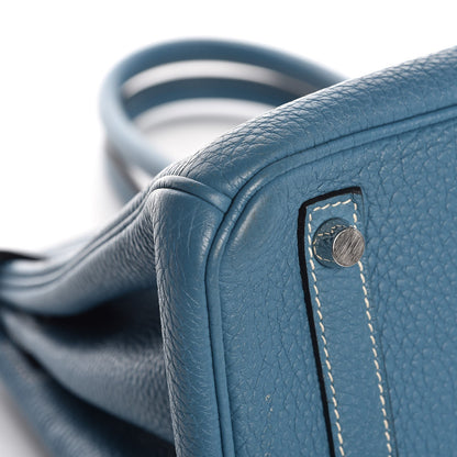 Hermes Togo Birkin 30 Blue Jean 28 of 35