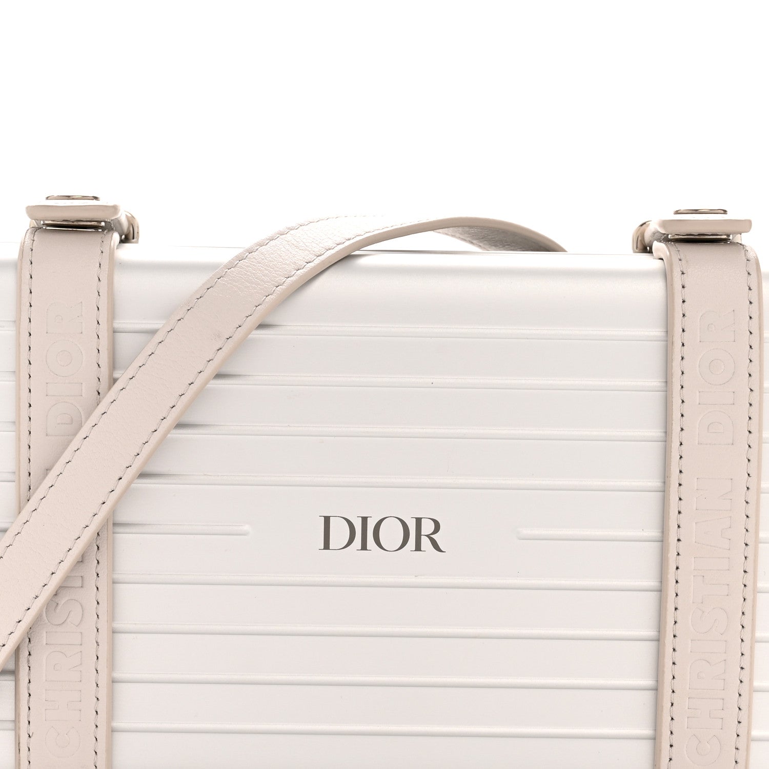 Christian Dior X RIMOWA Aluminum Personal Clutch On Strap Silver 9 of 13