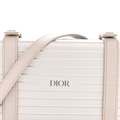 Christian Dior X RIMOWA Aluminum Personal Clutch On Strap Silver 9 of 13