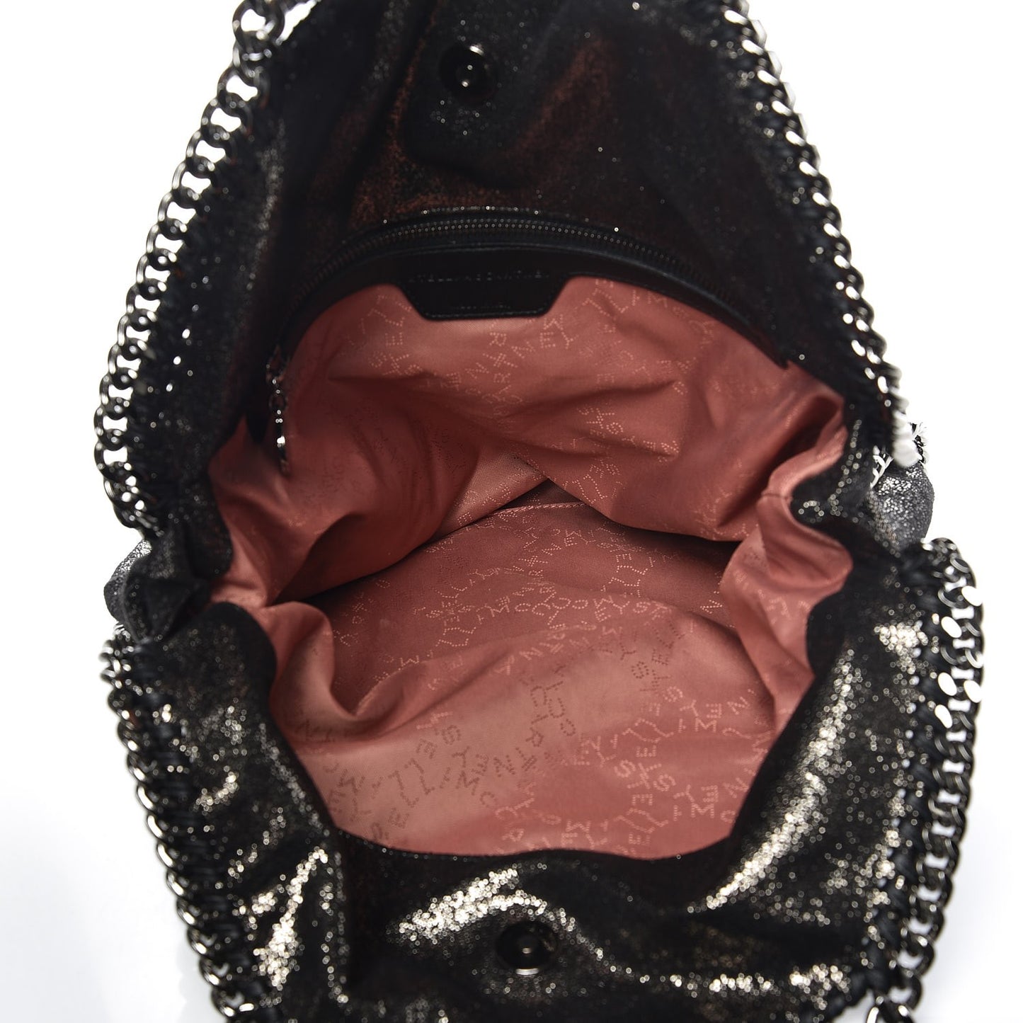 Shaggy Deer Falabella Fold Over Tote Ruthenium