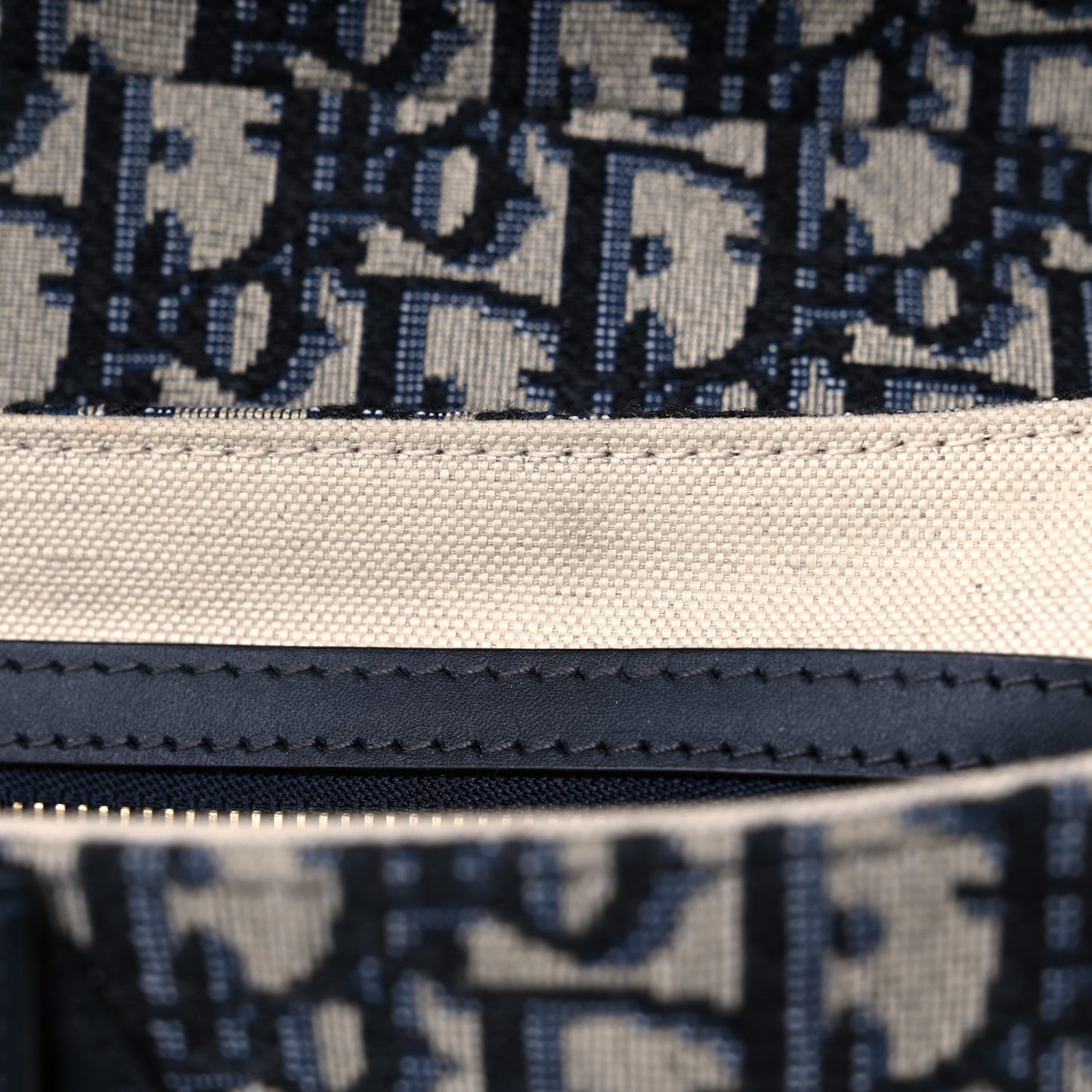 Oblique Saddle Bag Blue