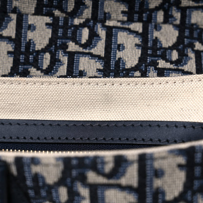 Christian Dior Oblique Saddle Bag Blue 11 of 12