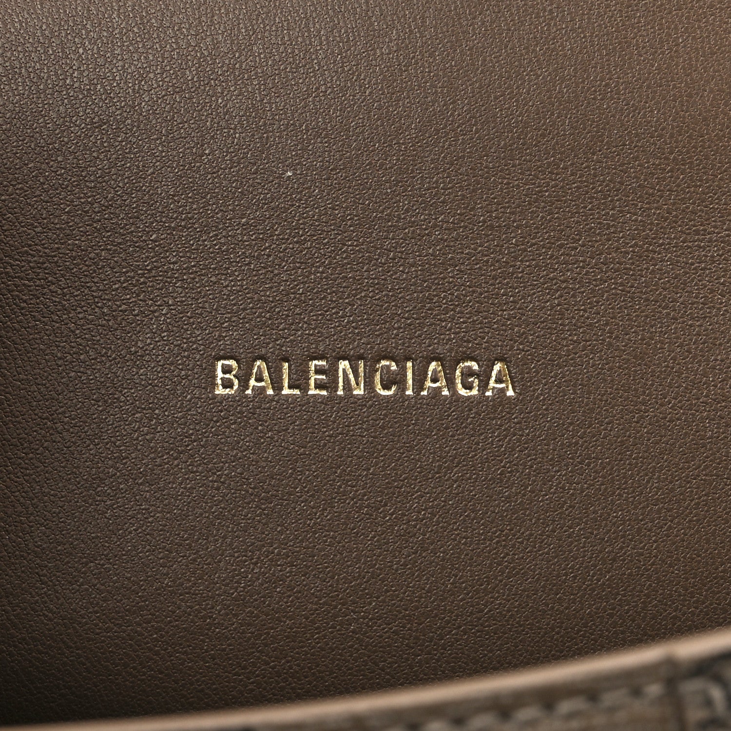 Balenciaga Coated Canvas BB Monogram Hourglass Top Handle Bag XS Beige Brown 6 of 13
