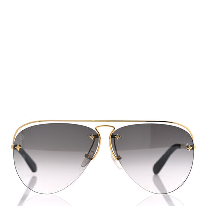 Louis Vuitton Monogram Grease Gradient Sunglasses Z1045W Grey 2 of 12
