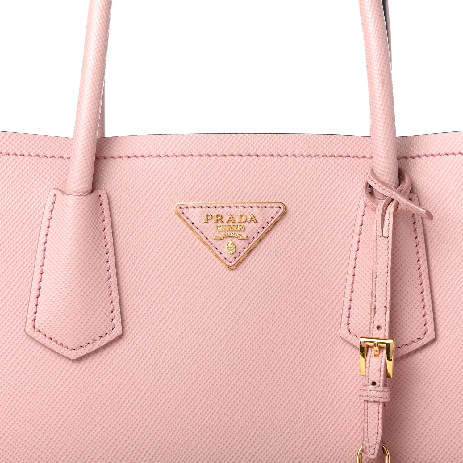 Prada Saffiano Cuir Medium Bi-Color Double Bag Pesco Baltico 8 of 10