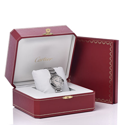 Cartier Stainless Steel 33mm Ballon Bleu De Quartz Watch 9 of 9