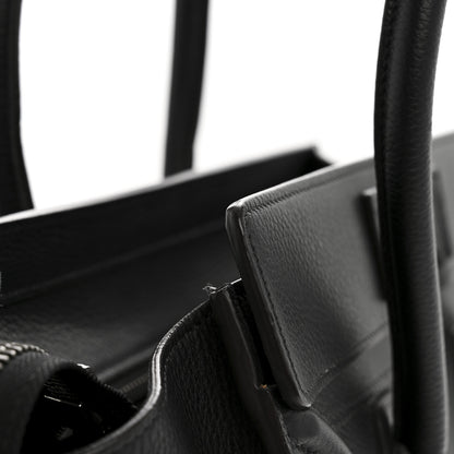 Celine Drummed Calfskin Micro Luggage Black 13 of 13