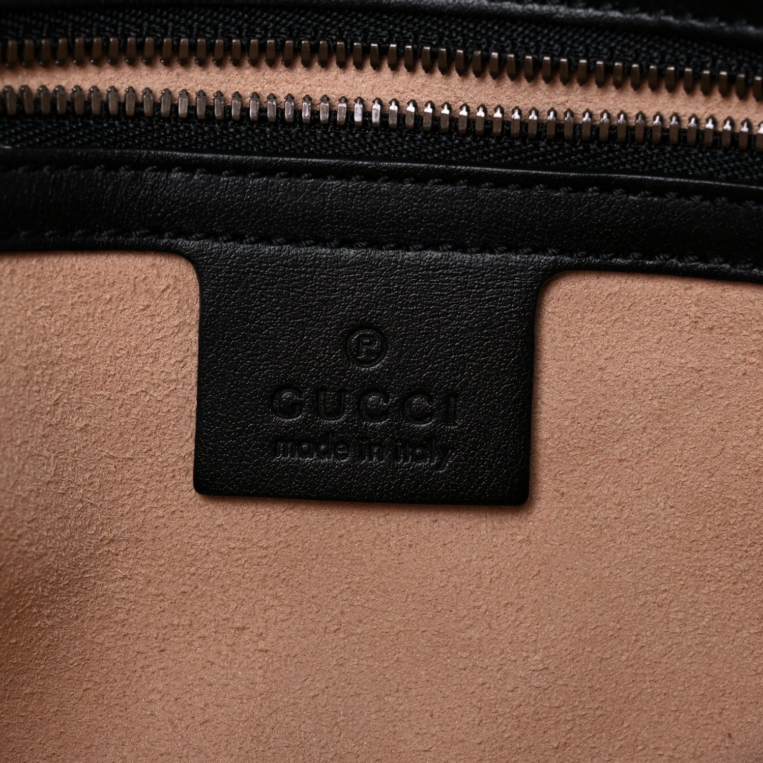 Gucci Calfskin Matelasse Mens GG Marmont Belt Bag 110 44 Black 6 of 17