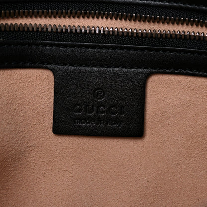 Gucci Calfskin Matelasse Mens GG Marmont Belt Bag 110 44 Black 6 of 17