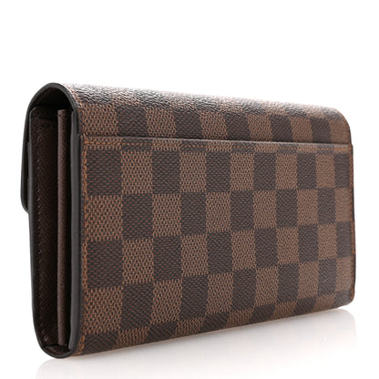 Louis Vuitton Damier Ebene Sarah Wallet NM 3 of 7
