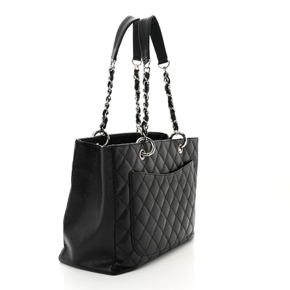 Chanel Caviar Quilted Grand Shopping Tote GST Black 3 of 14