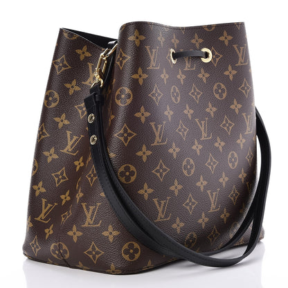 Louis Vuitton Monogram Neonoe MM Black 3 of 7