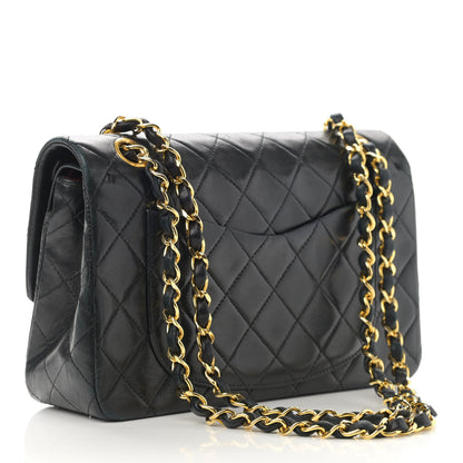 Chanel Lambskin Quilted Small Double Flap Black 3 of 13