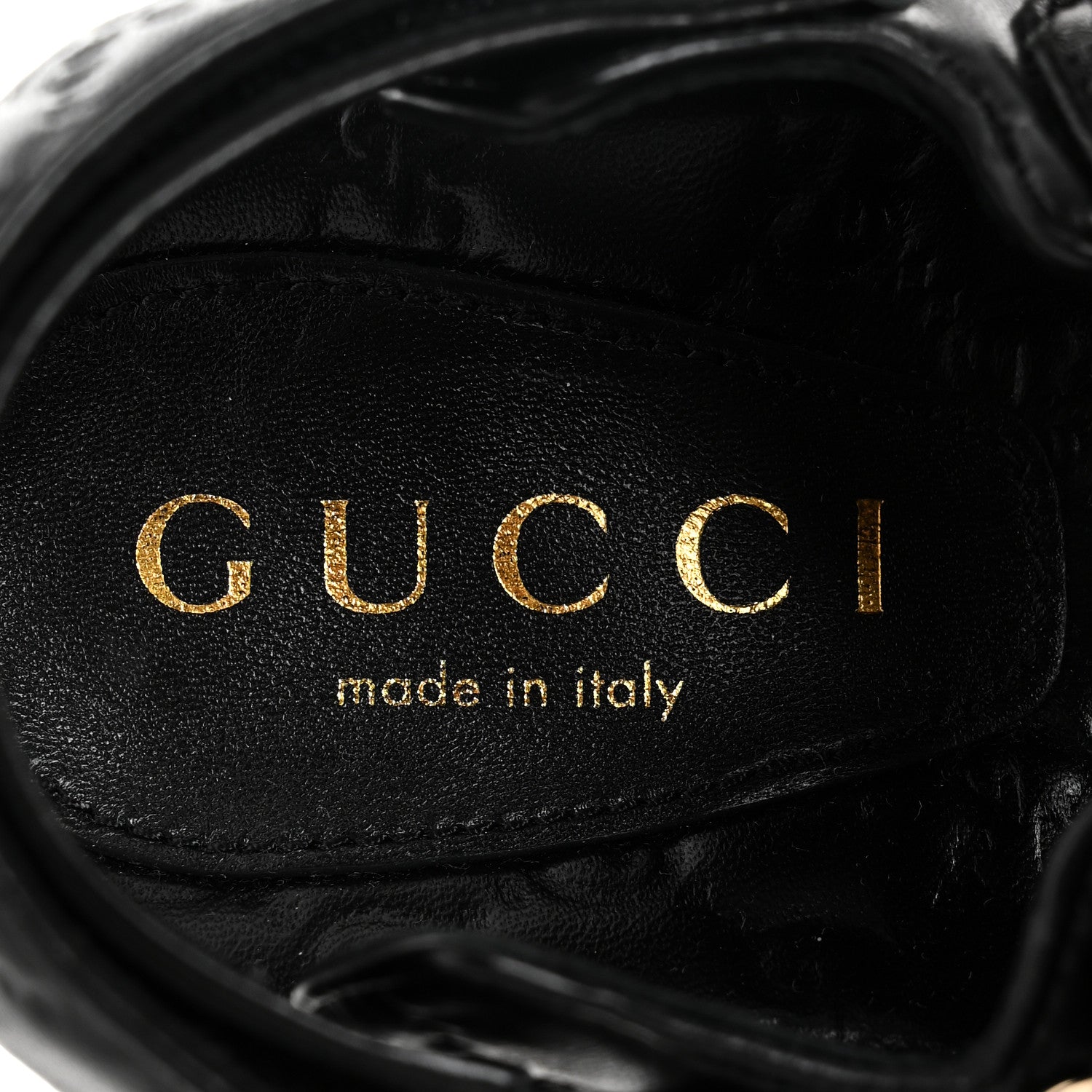 Gucci Guccissima GG Embossed Womens Sandals 35 Black 9 of 10