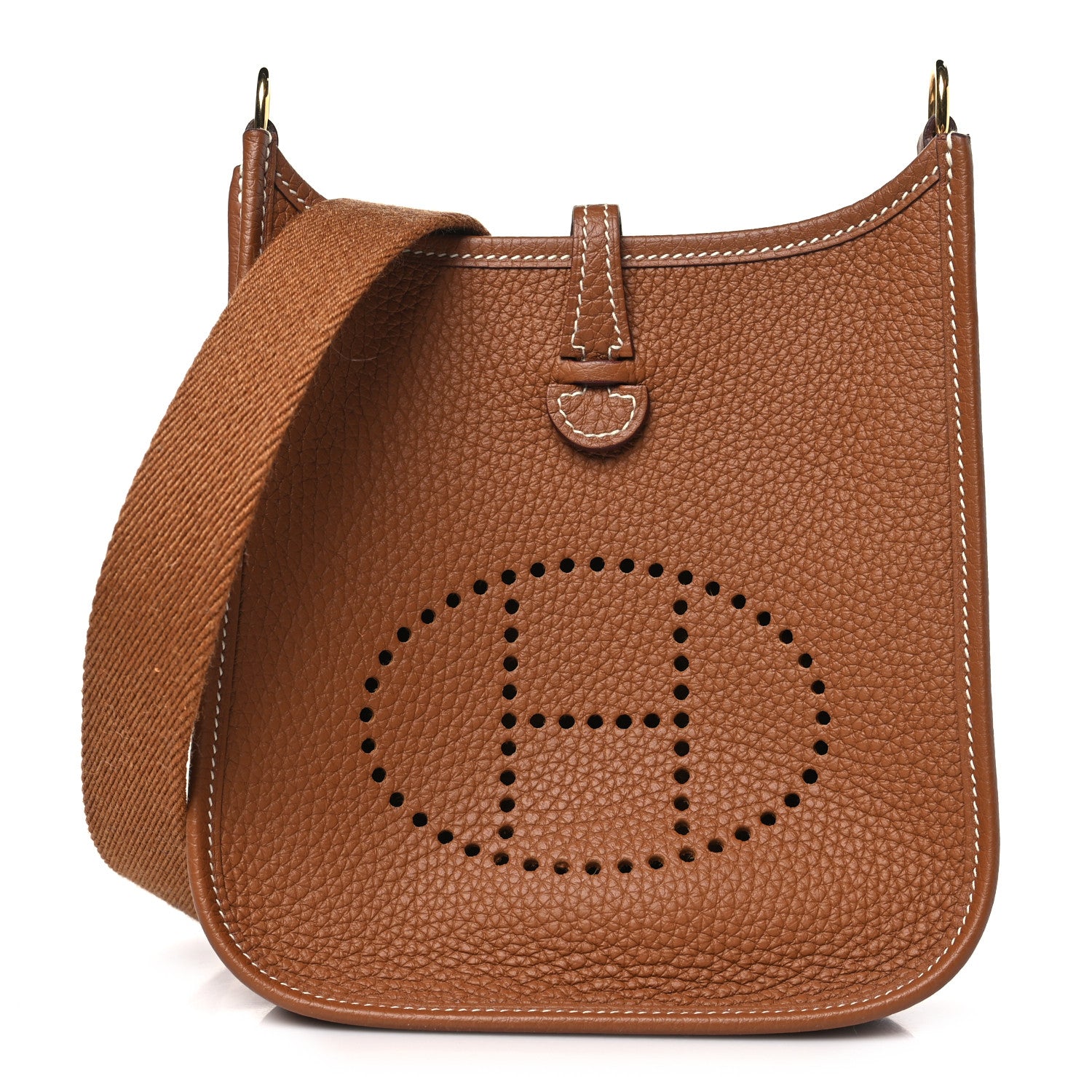 Hermes Taurillon Maurice Evelyne TPM Gold 1 of 9