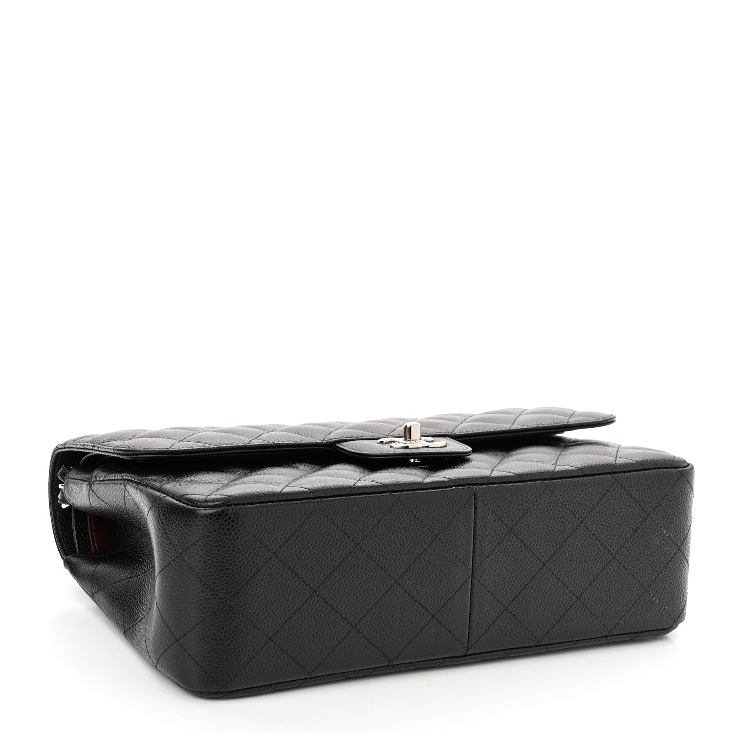 Chanel Caviar Quilted Jumbo Double Flap Black 4 of 11