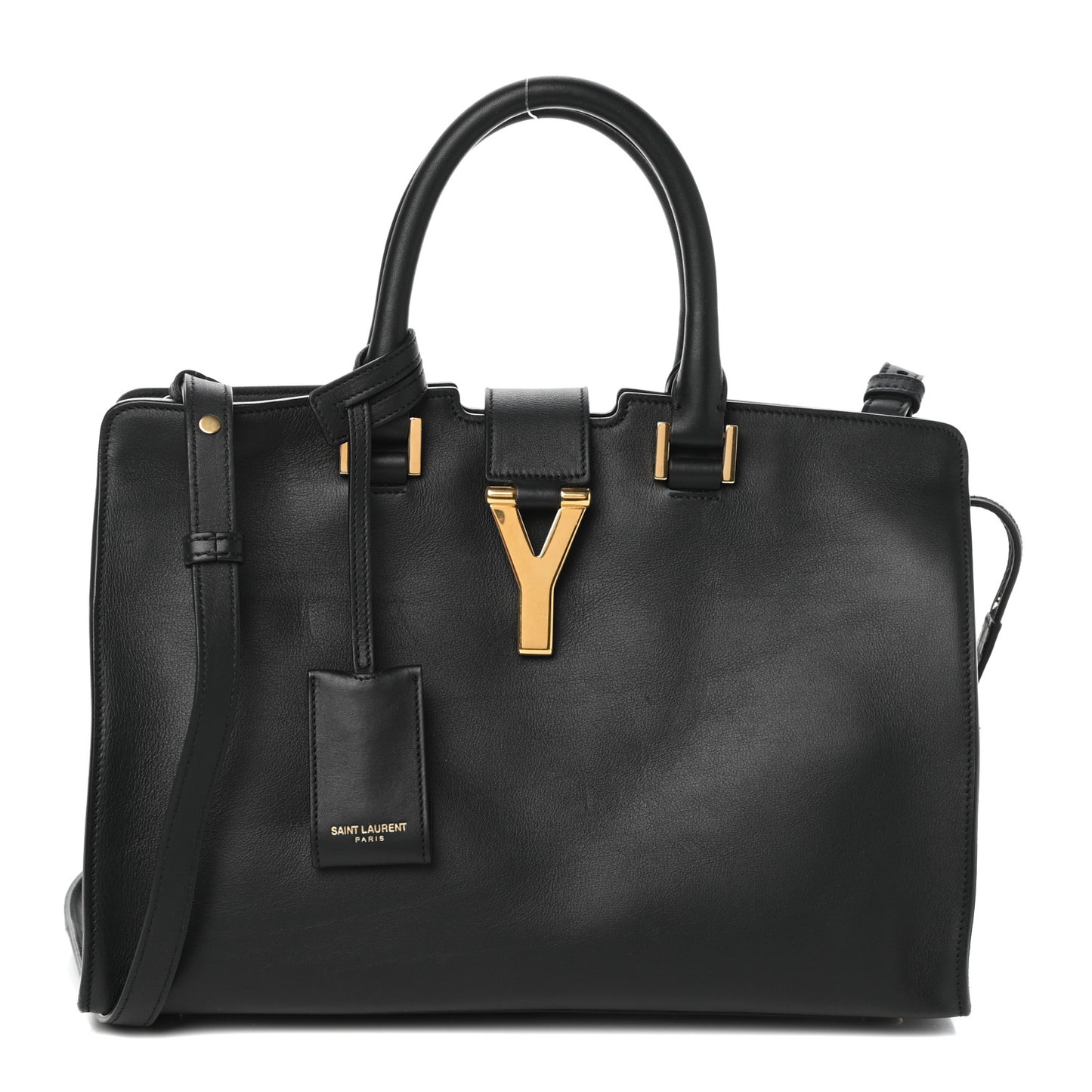 Calfskin Small Classic Y Cabas Black