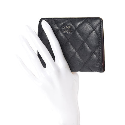 Chanel Caviar Quilted Flap Card Holder Black 2 of 8