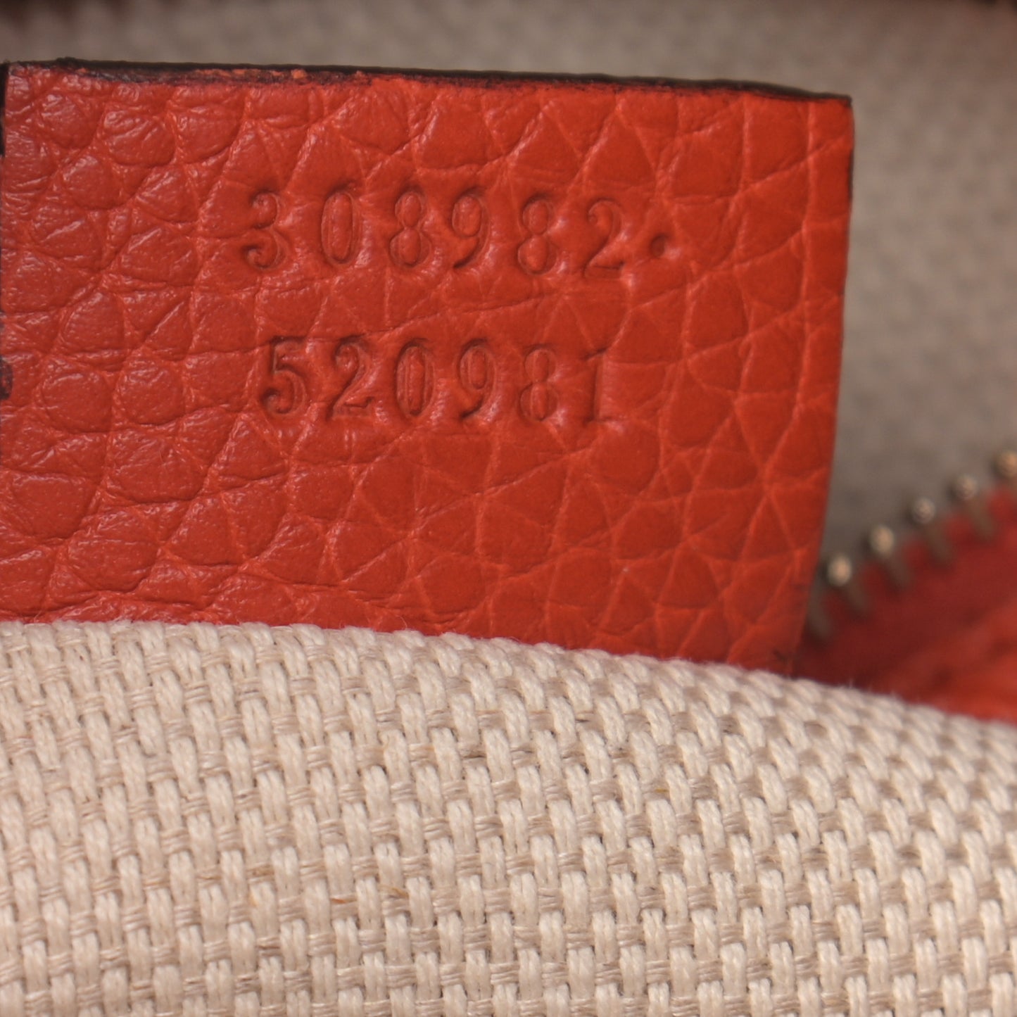 Pebbled Calfskin Medium Soho Chain Shoulder Bag Sun Orange
