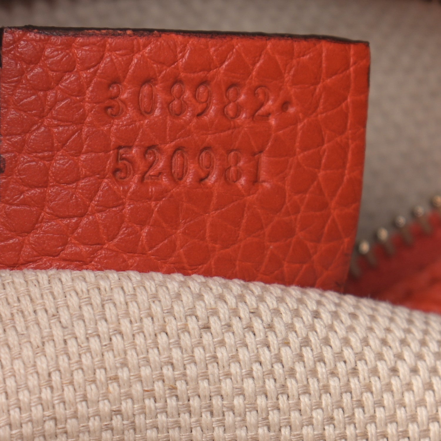 Gucci Pebbled Calfskin Medium Soho Chain Shoulder Bag Sun Orange 7 of 15