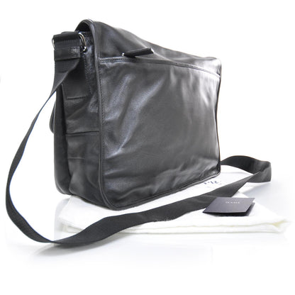 Prada Soft Leather Messenger Bag Nero Black 2 of 10
