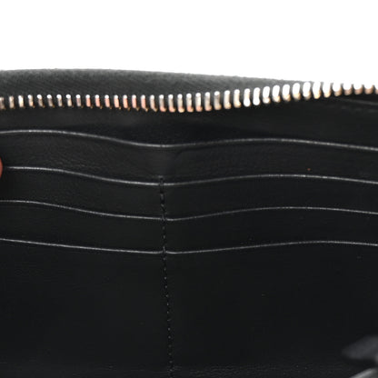 Valentino Garavani Vitello Rockstud Zip Around Wallet Black 5 of 6