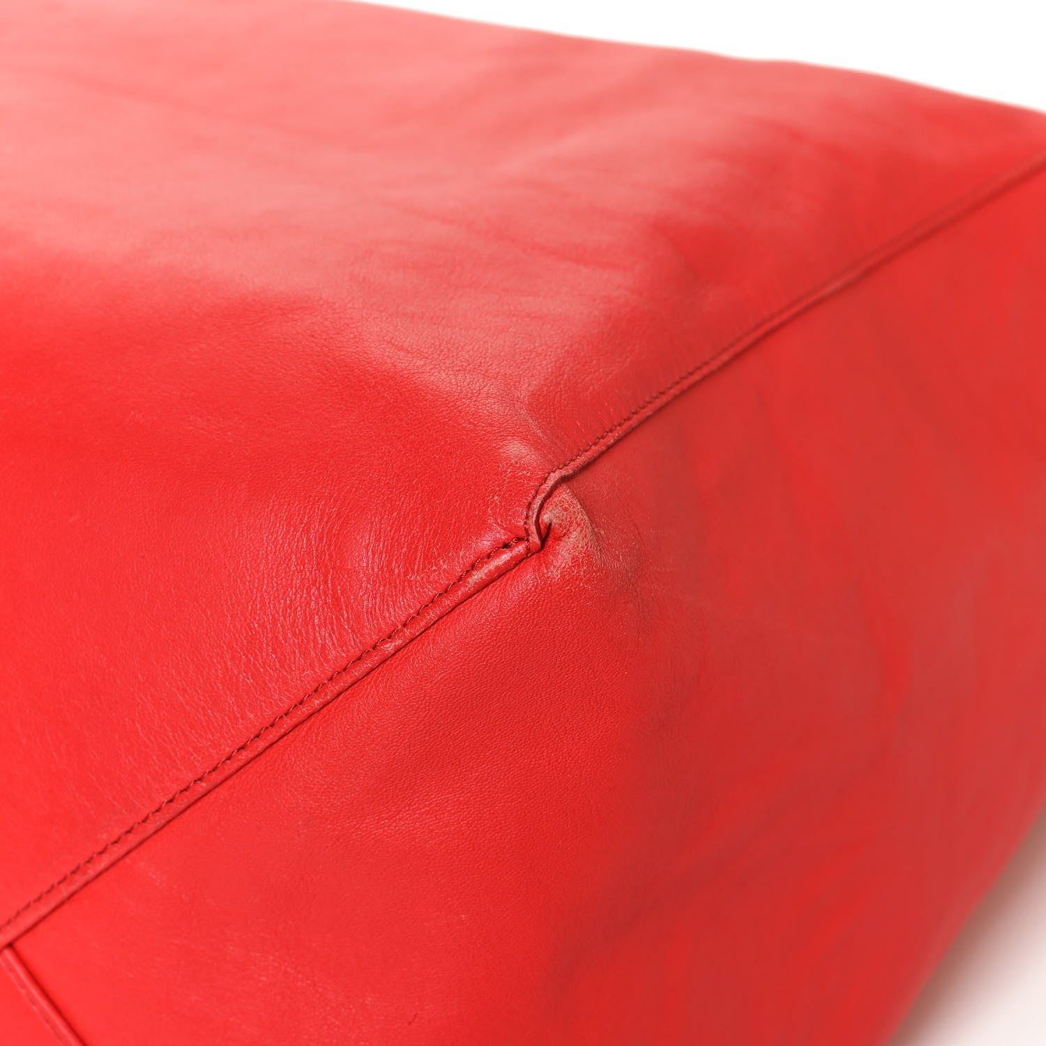 Celine Lambskin Horizontal Cabas Magenta 11 of 13