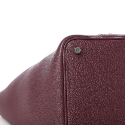 Hermes Taurillon Clemence Picotin Lock 18 PM Bordeaux 10 of 11