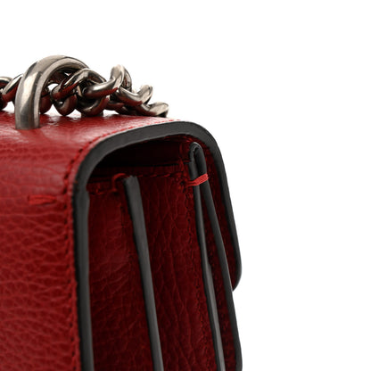Gucci Dollar Calfskin Swarovski Crystal Small Dionysus Shoulder Bag Hibiscus Red 14 of 15