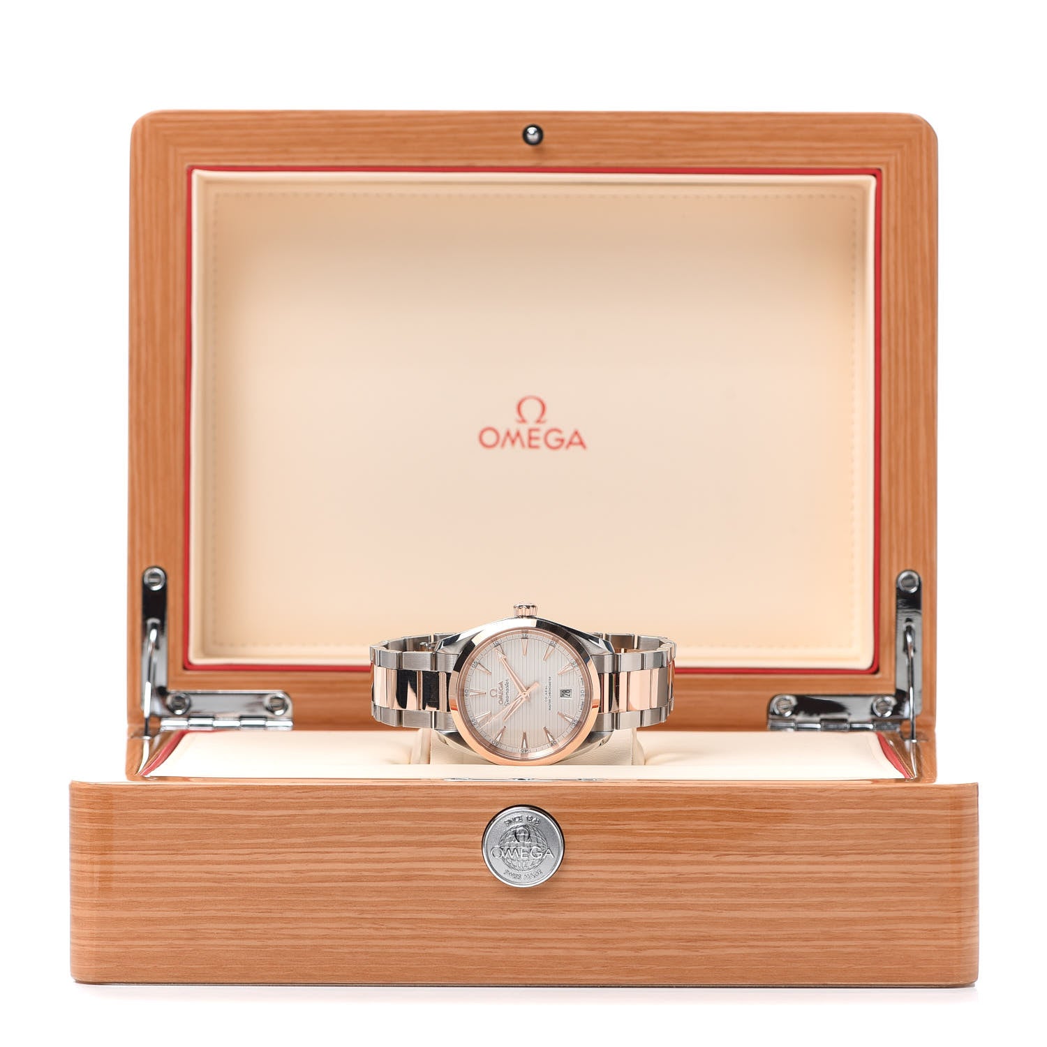 Omega Stainless Steel 18K Sedna Gold 38mm Seamaster Aqua Terra Co-Axial Automatic Watch 220.20.38.20.02.001 6 of 6