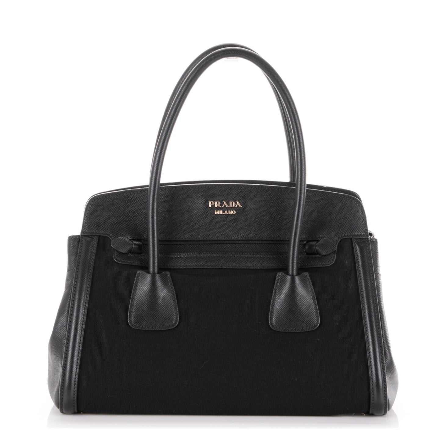 Canapa Saffiano Shoulder Bag Nero Black