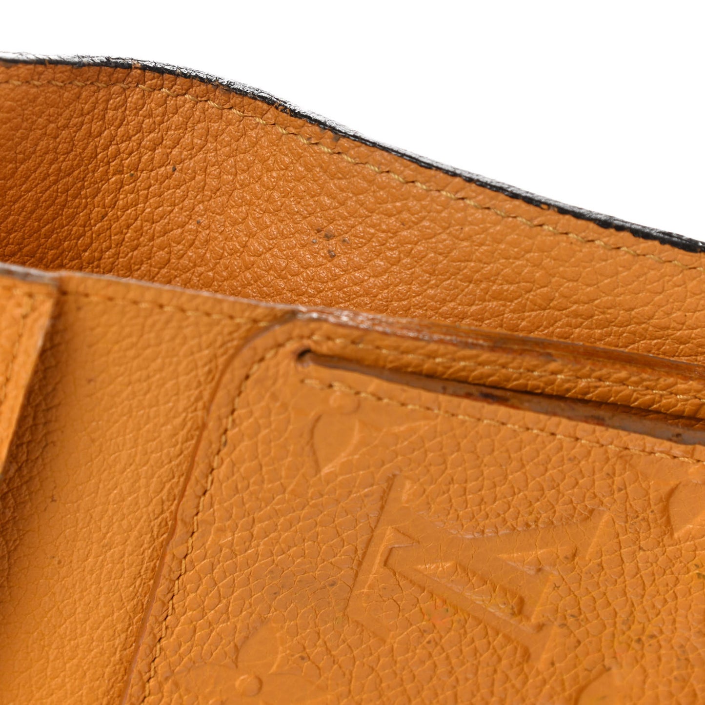 Empreinte Compact Curieuse Wallet Safran