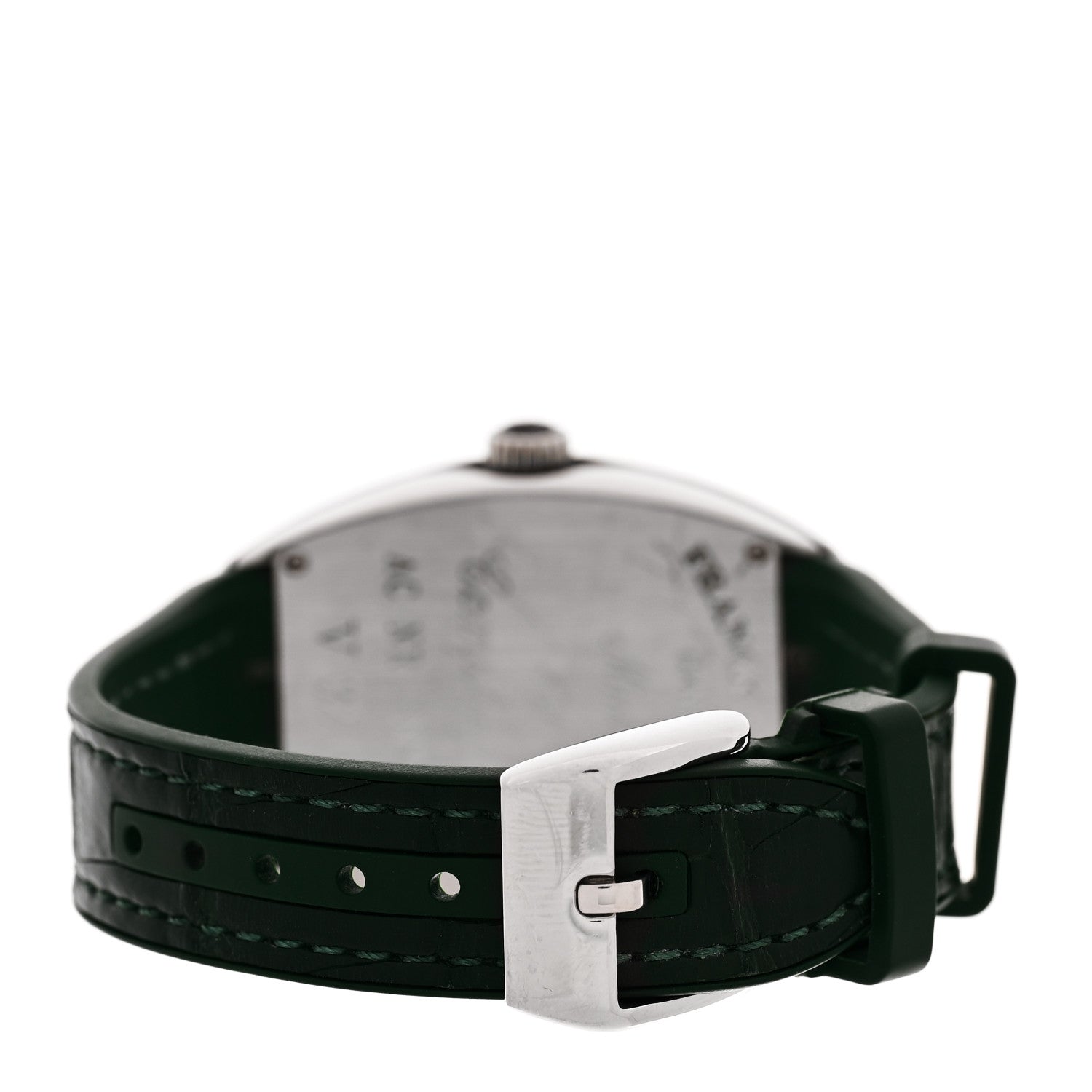 Franck Muller Stainless Steel Alligator 32mm Vanguard Quartz Watch V32QZ 3 of 4