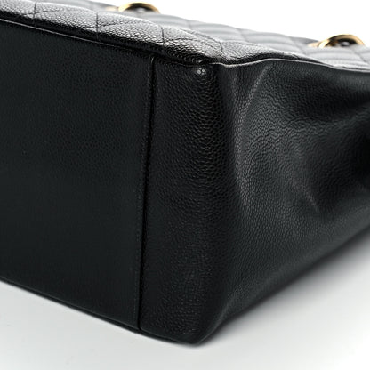 Chanel Caviar Quilted Grand Shopping Tote GST Black 10 of 10