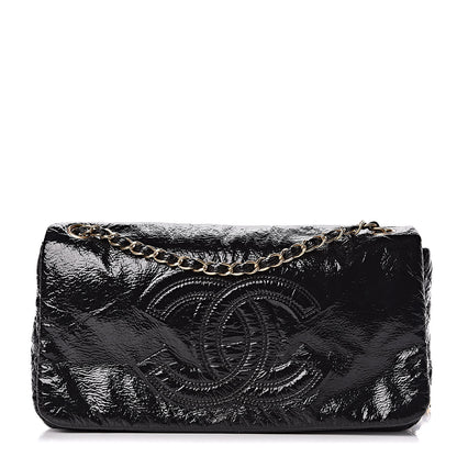 Chanel Vinyl Medium Rock and Chain Flap Black 1 of 11