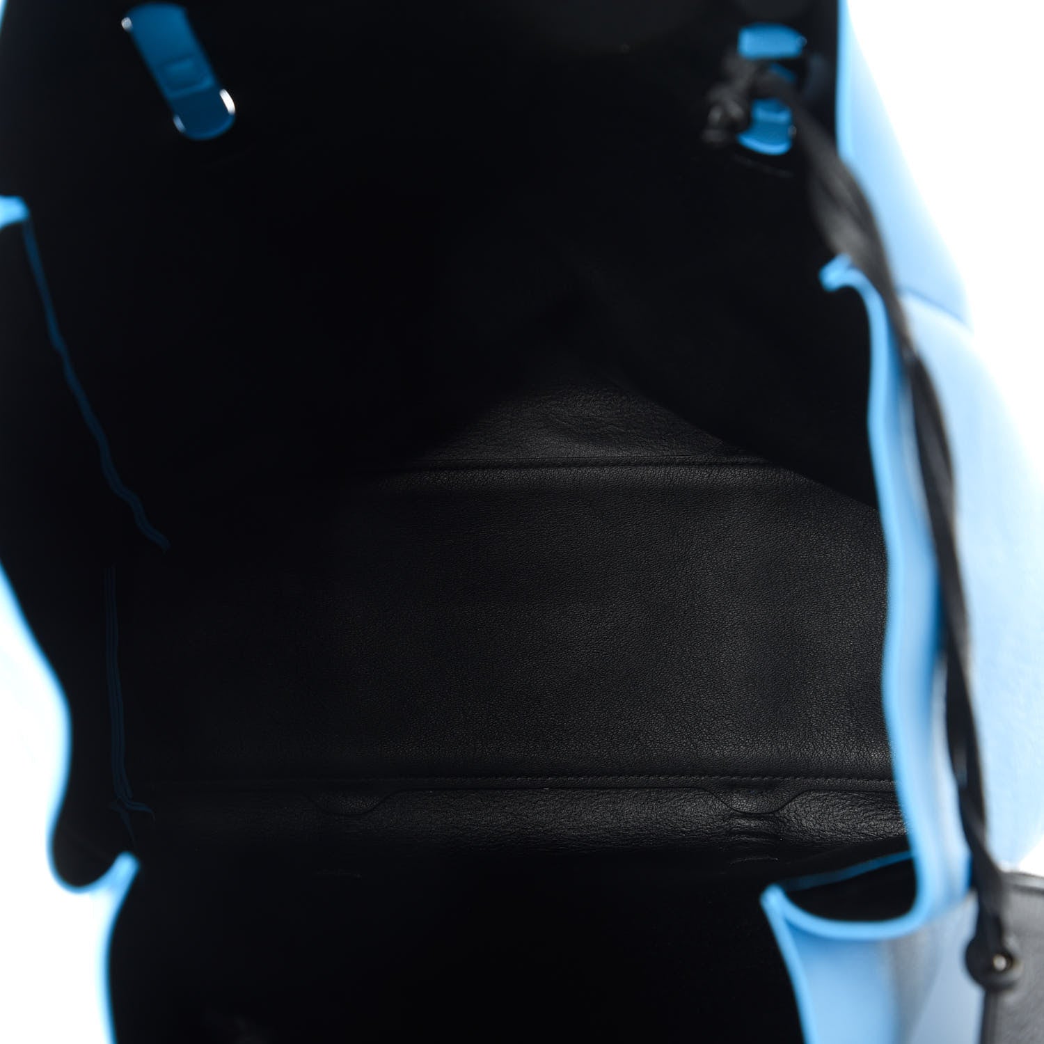 Balenciaga Veau Baltimore Double Sided Small Everyday Tote Bleu Turquoise Black 5 of 8