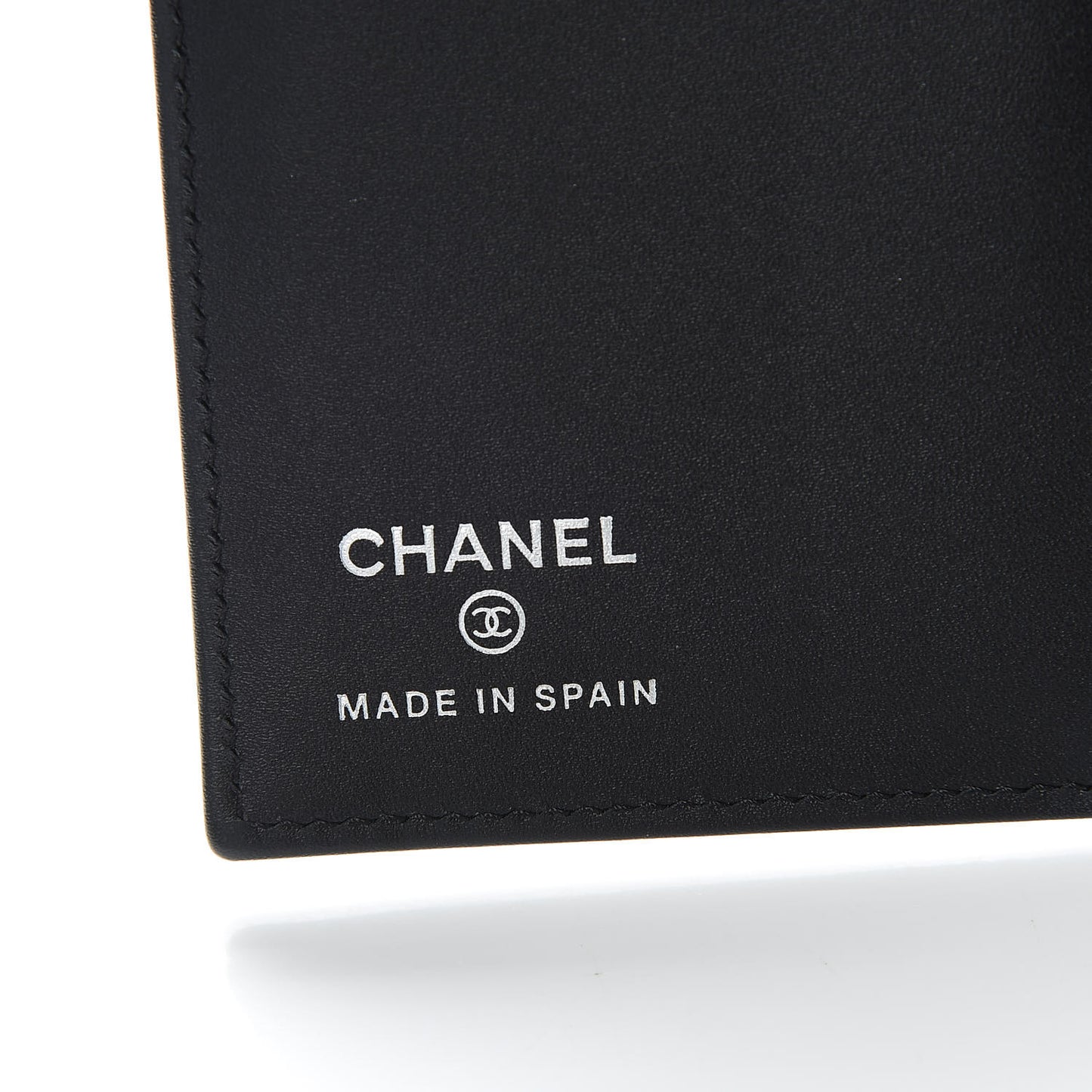 Caviar Timeless Passport Holder Black