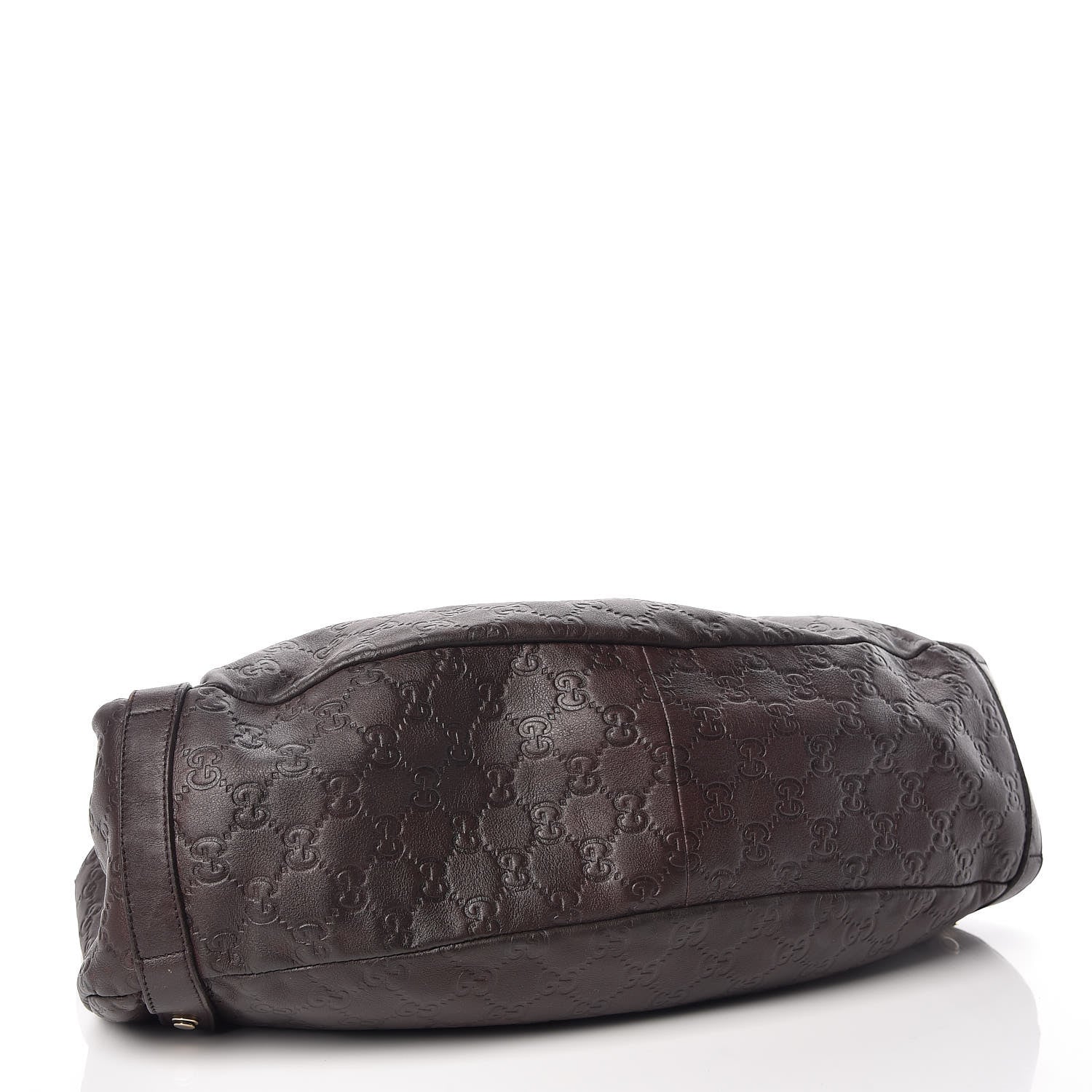 Gucci Guccissima Medium Abbey Shoulder Bag Chocolate 4 of 9